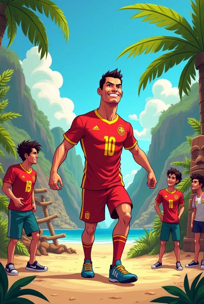 Total Drama Cristiano Ronaldo enters