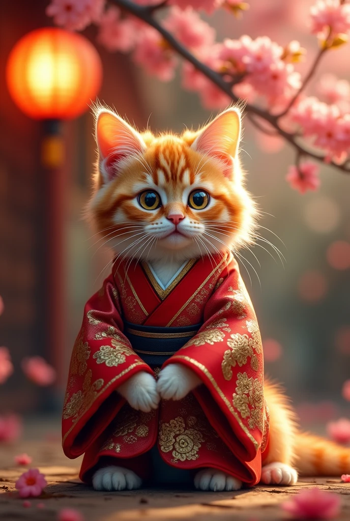 high quality、high resolution、High precision、Real Stick、delicate、detailed、Deep touch、Attractive colors、cat、Random species、Random fur color、delicateな毛並み、A rich expression、Rich Expressions、Playing a kabuki actor