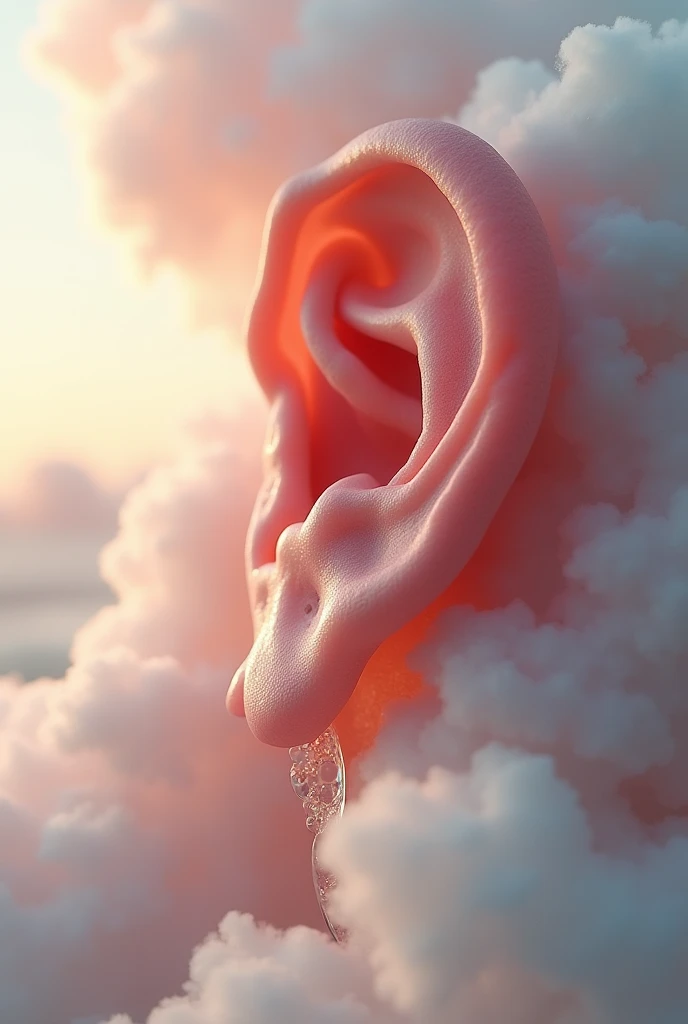 Ear with woman's vagina