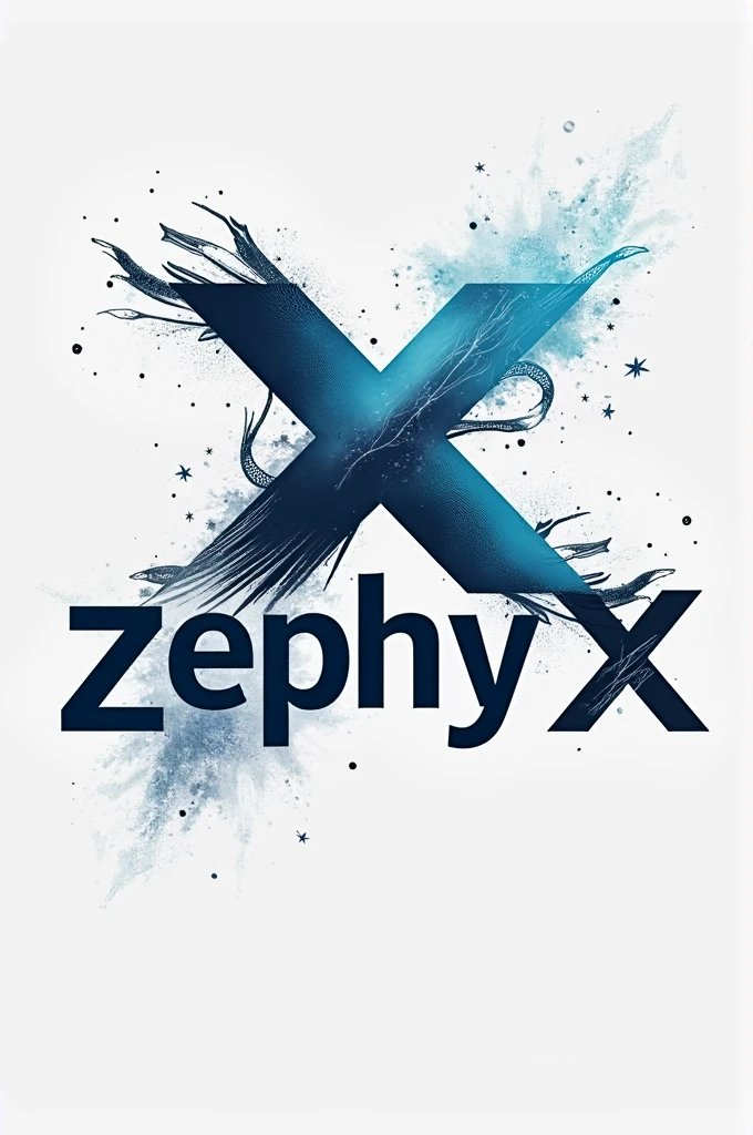 A shirt logo with the name ZephyrX