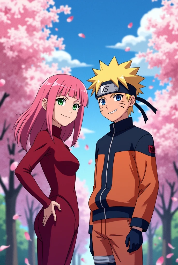 Sakura with big boobs and naruto