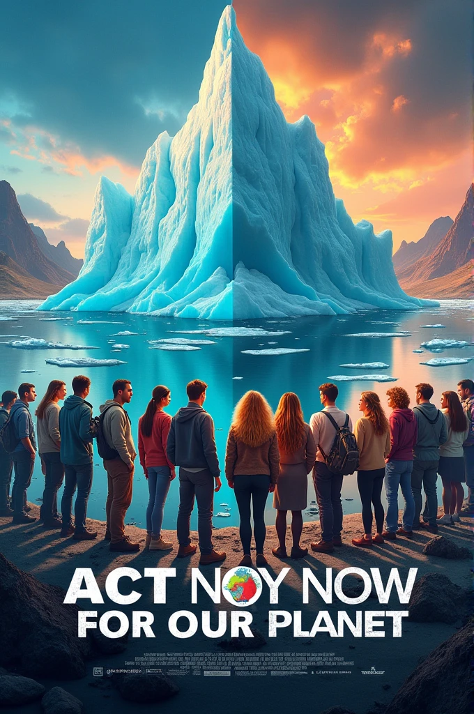 Make a poster about climate change