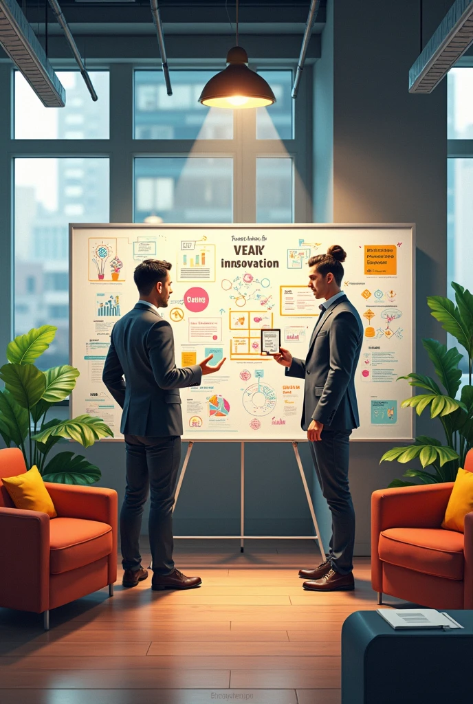 man and woman in an image inspired by motivation, focusing, work, entrepreneurship and success