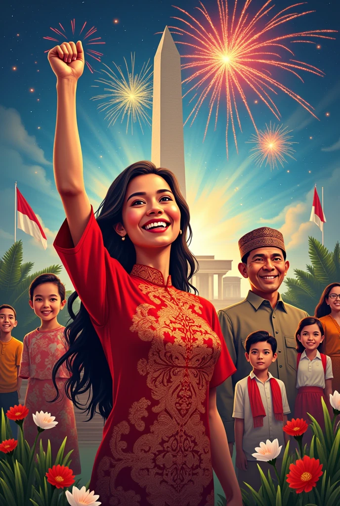 79 years of Indonesian Independence poster