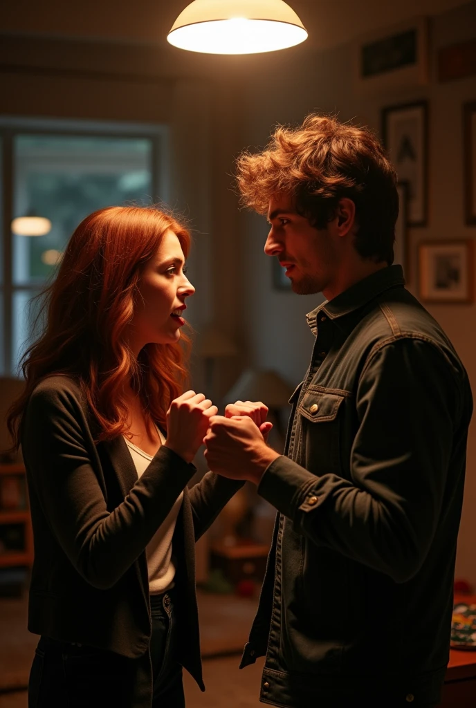 couple arguing in a discussion