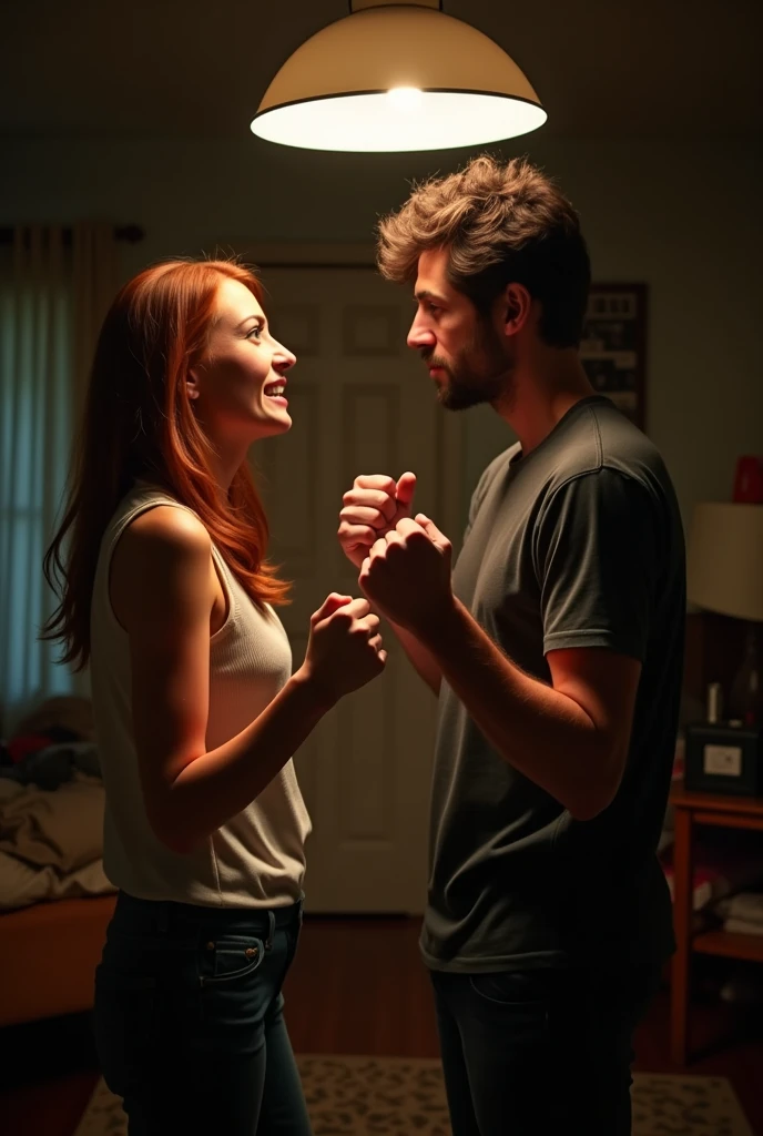 couple arguing in a discussion