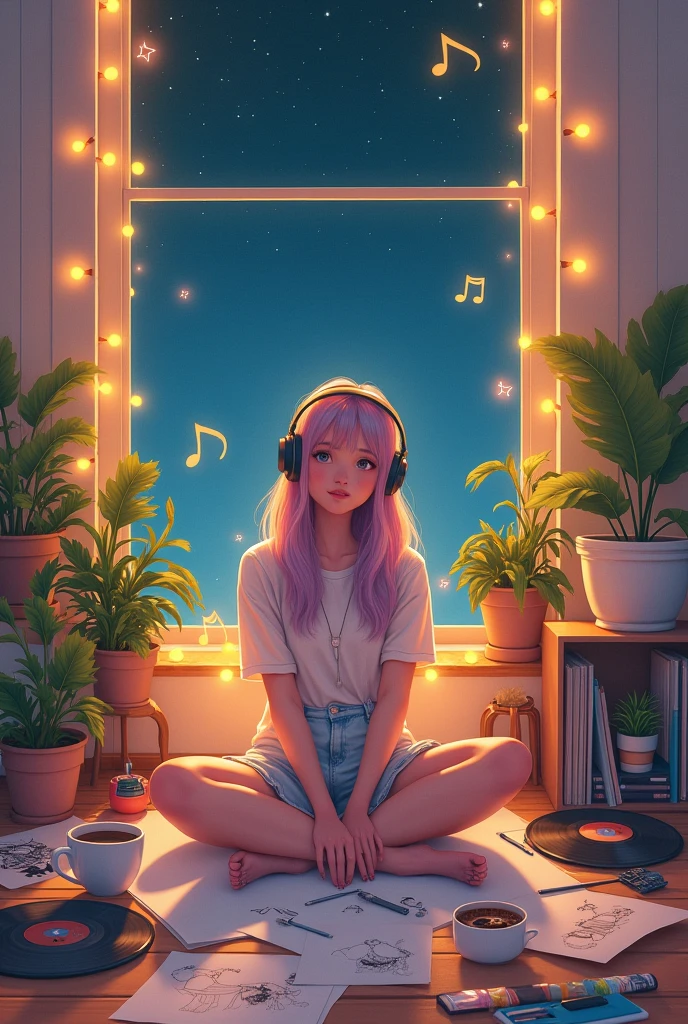 Uma thumbnail do meu lo-fi chamado de Ko-Fi