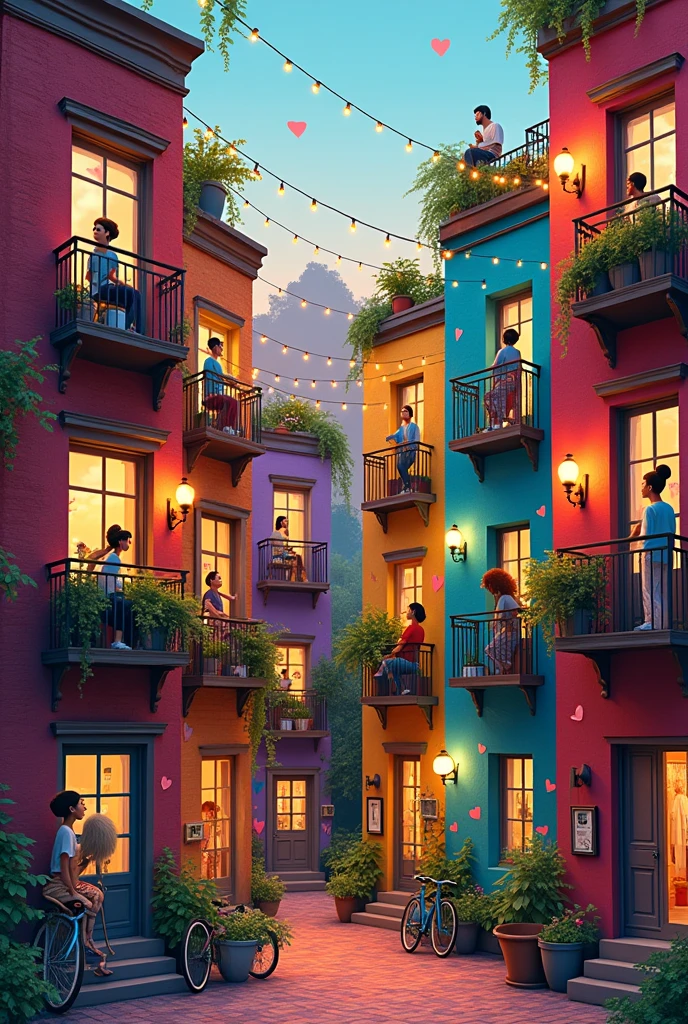 Heart tenements, a passionate idea