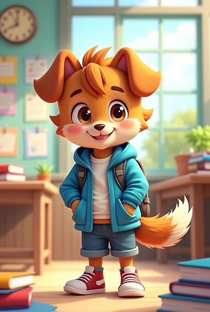 Normal Boy Student Furry Style 2D