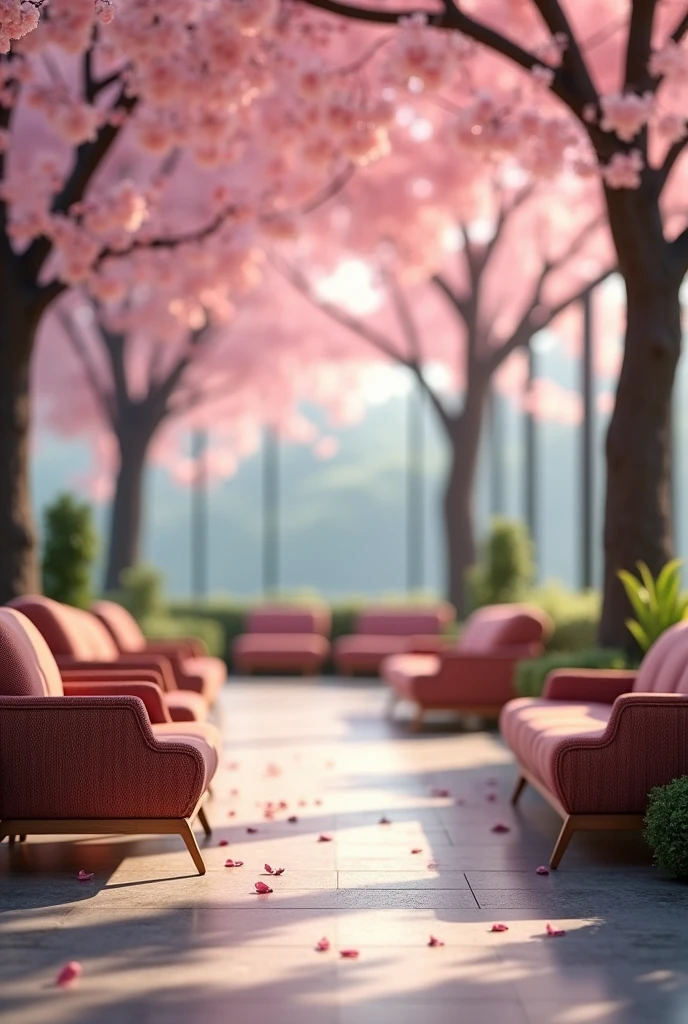 Generate an image with the text that says "Cherry Waiting Area" to use as a profile picture for my professional page