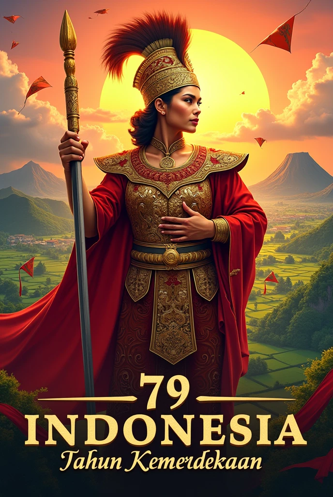 79 years of Indonesian Independence poster