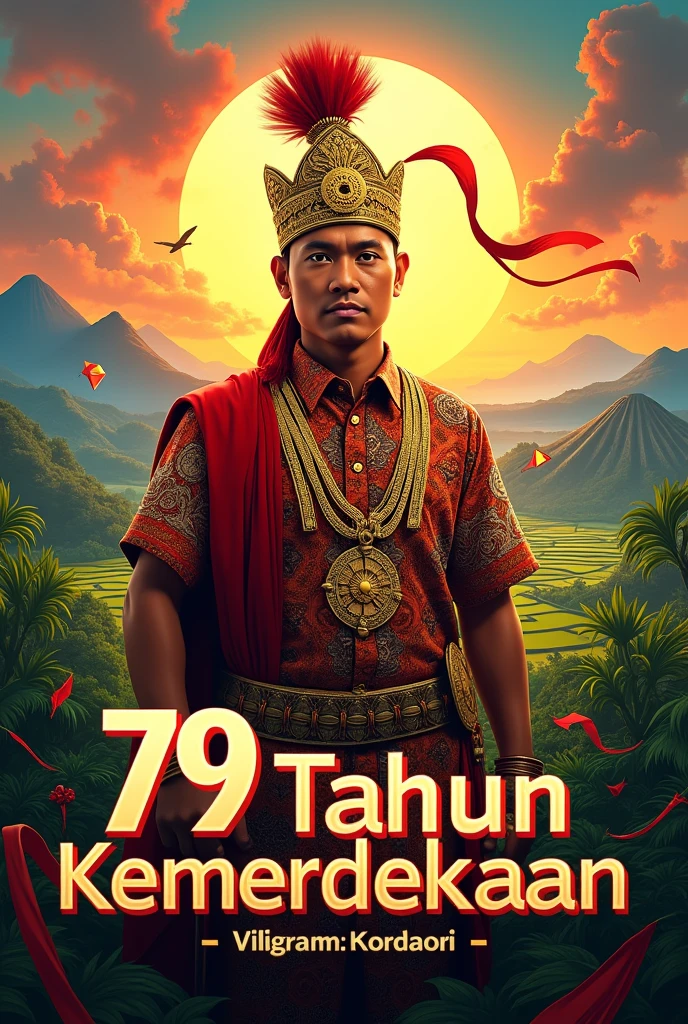 79 years of Indonesian Independence poster