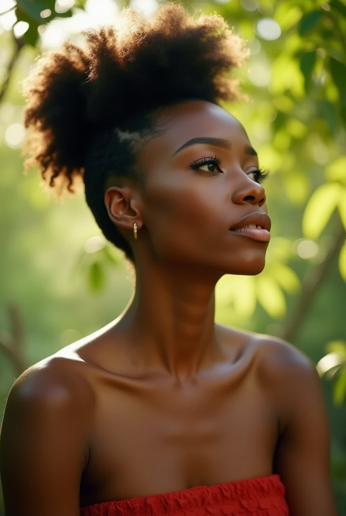 naked black women standing in front