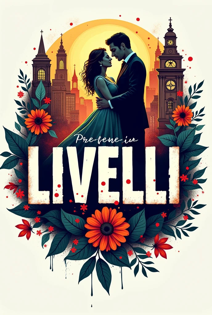 Create a logo with the Bombing font style that says LIVELLI and at the same time the image style is porteño