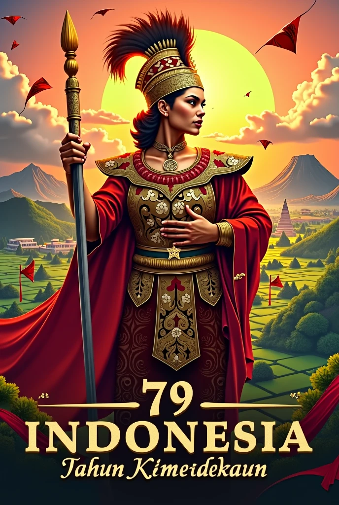 79 years of Indonesian Independence poster