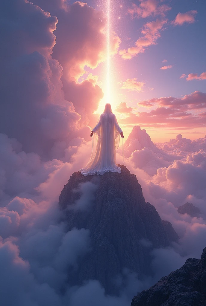 Dieu qui apparait en haut du kardin d’esen