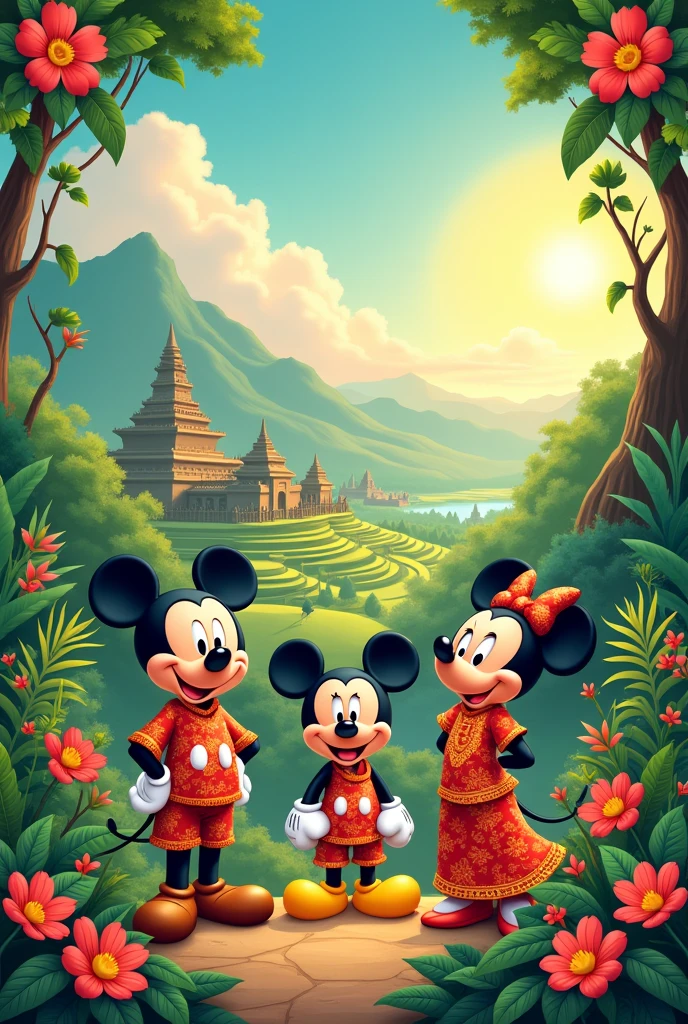 disney pamphlet dirgahayu Republik Indonesia