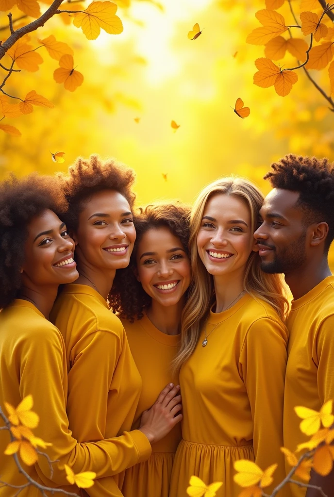 Create an image for a September Yellow campaign promoting suicide prevention that is eye-catching and creative.