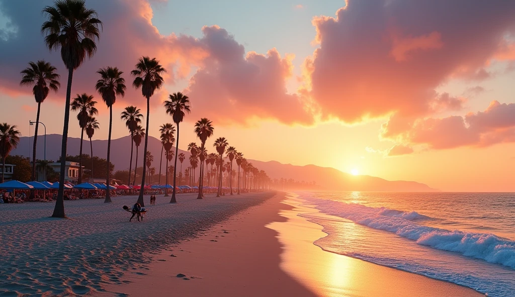 West Coast,Palm palm,coastal,Santa Monica