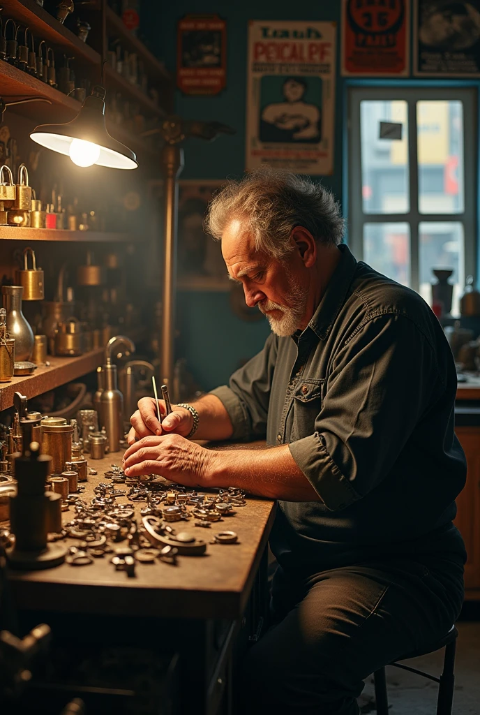 Locksmith work  hard 