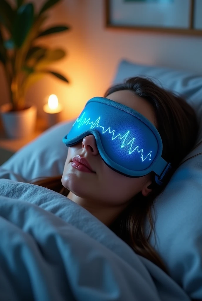 smart sleep mask using recycle things
