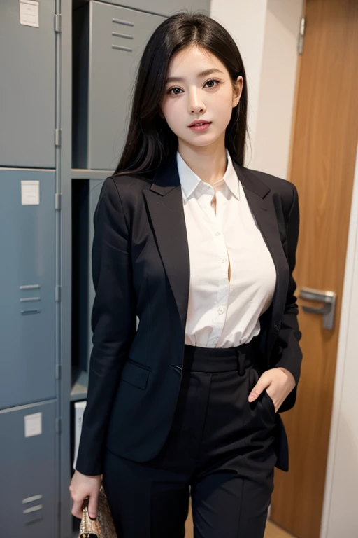 Japanese OL、Formal attire considered sexy、Working in the office、Change clothes in the locker room