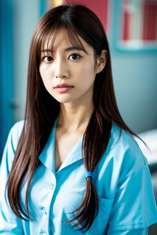 1girl, Dental hygienist, sad, Japanese