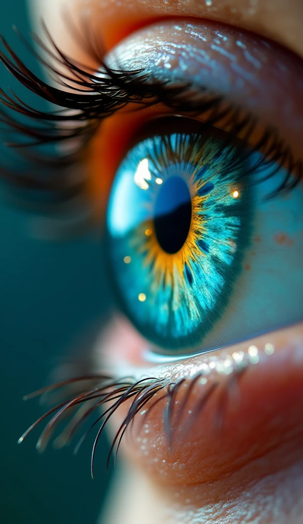 beautiful eye, realistic, detailed.
