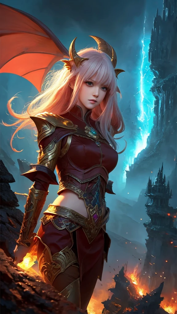 In the storm、Anime style drawing of a dragon and a radiant woman, Epic fantasy digital art style, 4K Fantasy Art, Jan J, epic Fantasy art style, Concept Art Wallpaper 4K, Artjam and Athi Gairan, Epic fantasy style art, Fantasy art style, Anime Epic Artwork, Digital 2D Fantasy Art