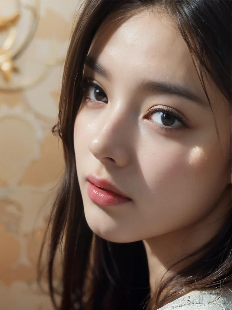 ((((best quality))))、(((Ultra-precision CG16K wallpaper)))、(((masterpiece)))、(((very detailed)))、(((super extreme detail)))、1people'girls、mature woman、24-year-old female、((japanese face))、((very beautiful face))、((My Shiraishi:1.5))、((semi long straight hair:1.3、blunt bangs))、(shiny brown hair)、beautiful and delicate eyes、brown eyes、raised an eyebrow、high nose、small nostrils、small mouth、seductive lips、beautiful breasts、((C cup size breasts))、split、plump body、(chubby body type)、perfect proportions、complete anatomy、perfect composition、Beautiful detail shading、beautiful natural light、Light with beautiful details、Depth of recorded boundary、(((high saturation)))、(((really:1.9)))、((vivid:1.5))、((edge:1.6))、((beautiful skin))、((skin texture))、((reallyな皮膚感))、(((cowboy shot、femur:1.5)))、((overhead view:1.8))、((Open mouth and surprised face:1.4))、(eyes looking at me:1.5)、day bedroom、bright sunshine、natural light、(((Lie down on your back in bed:1.6)))、(Supine posture:1.5)、(((open front shirt_white clothes、panties_white clothes:1.6)))、((earring、wearing a necklace:1.3))、