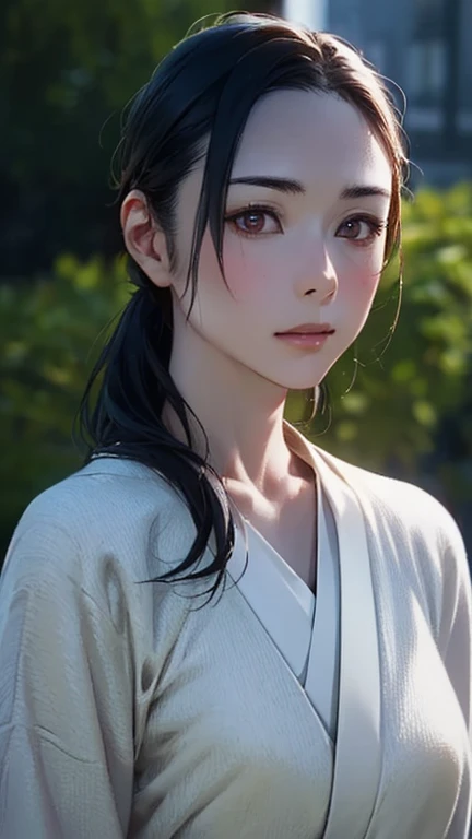((Highest quality)),(超High resolution),(Very detailed),(Detailed Description),((The best CG)),(masterpiece),Ultra-detailed art、(Highest quality、8k、32K、masterpiece)、(Realistic)、(Realistic:1.2)、(High resolution)、Very detailed、Very beautiful face and eyes、1 female、Tight waist、Delicate body、(Highest quality、Attention to detail、Rich skin detail)、(Highest quality、8k、Oil paints:1.2)、Very detailed、(Realistic、Realistic:1.37)、Bright colors、Beautiful Japanese Woman、Detailed face、Smooth Skin、(masterpiece:1.2, Highest quality), (Realistic, photoRealistic:1.4), Beautiful illustrations, (Natural Side Lighting, Cinema Lighting), Written boundary depth, 
