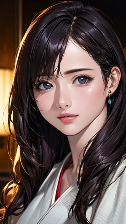 ((Highest quality)),(超High resolution),(Very detailed),(Detailed Description),((The best CG)),(masterpiece),Ultra-detailed art、(Highest quality、8k、32K、masterpiece)、(Realistic)、(Realistic:1.2)、(High resolution)、Very detailed、Very beautiful face and eyes、1 female、Tight waist、Delicate body、(Highest quality、Attention to detail、Rich skin detail)、(Highest quality、8k、Oil paints:1.2)、Very detailed、(Realistic、Realistic:1.37)、Bright colors、Beautiful Japanese Woman、Detailed face、Smooth Skin、(masterpiece:1.2, Highest quality), (Realistic, photoRealistic:1.4), Beautiful illustrations, (Natural Side Lighting, Cinema Lighting), Written boundary depth,