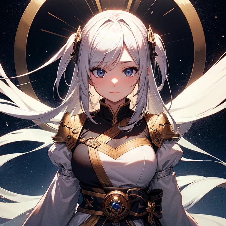 masterpiece, best quality, official art, extremely detailed CG unity 8k wallpaper, highly detailed, illustration,white hair, 