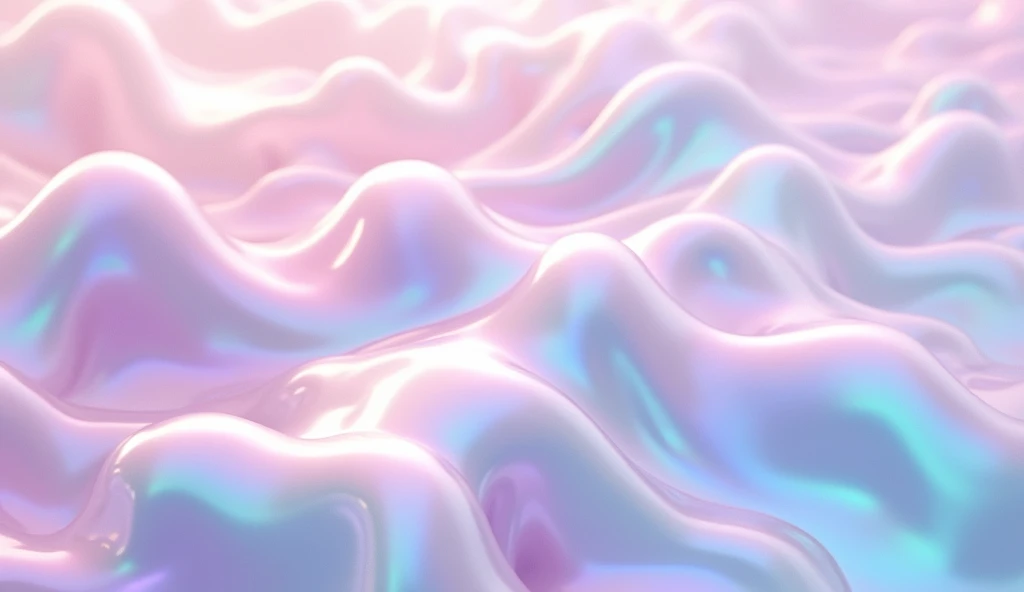 seamless liquid holographic pastel color animation