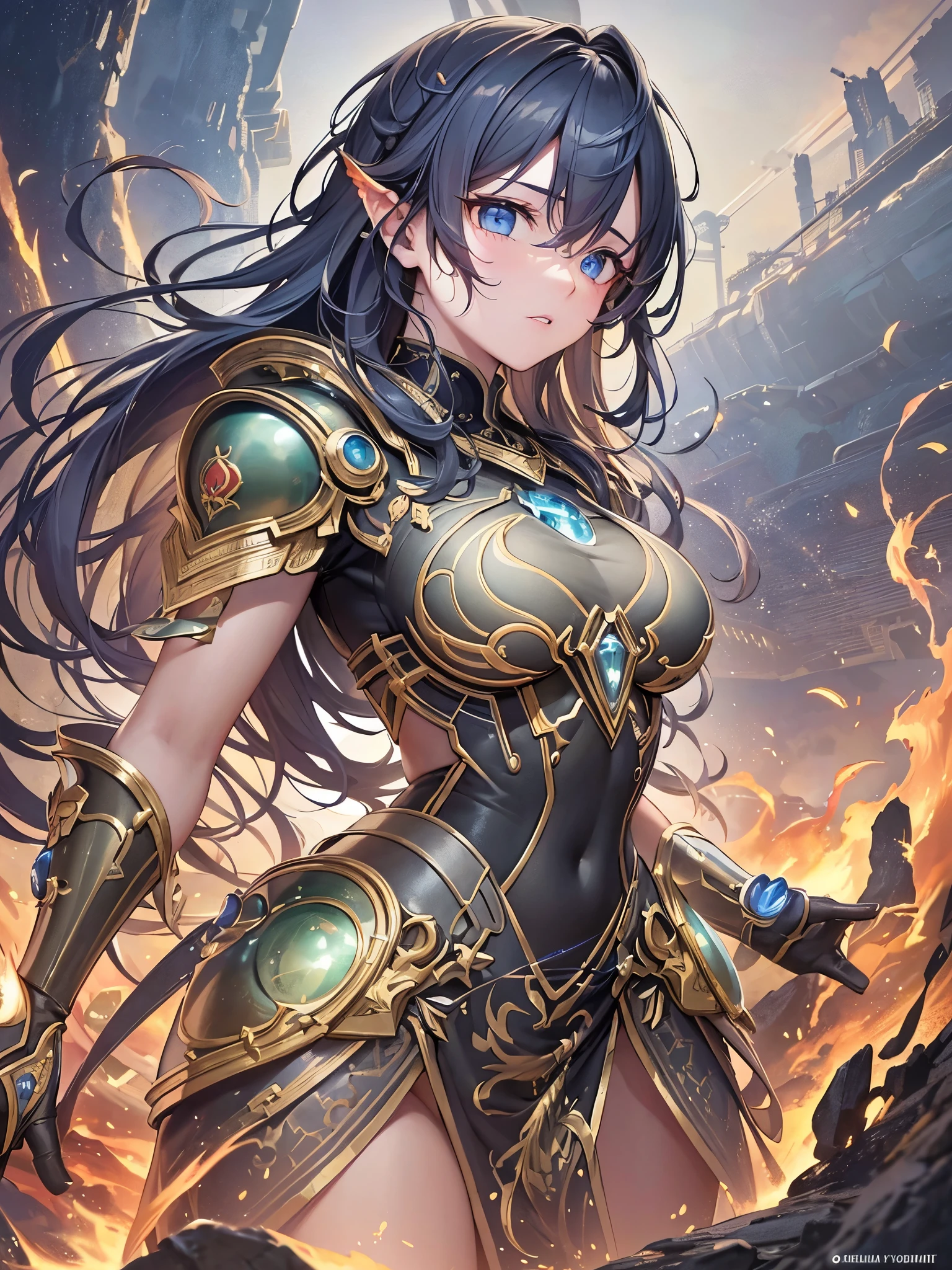 ((Highest quality)),(Ultra-high resolution),(Super detailed),(Detailed Description),((The best CG)),(masterpiece),Highly detailed art,(Art with precise detail:1.5),