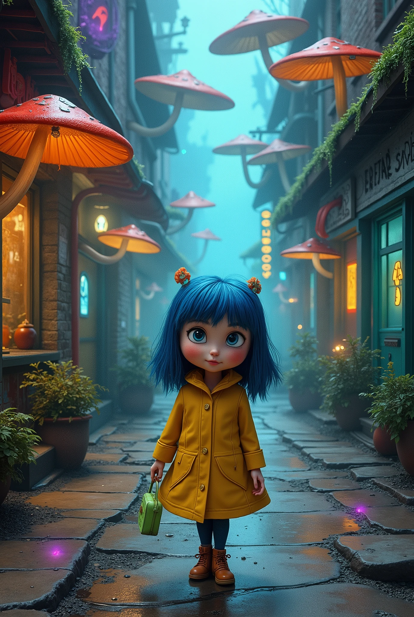 All the characters from Coraline and the Secret World in real life