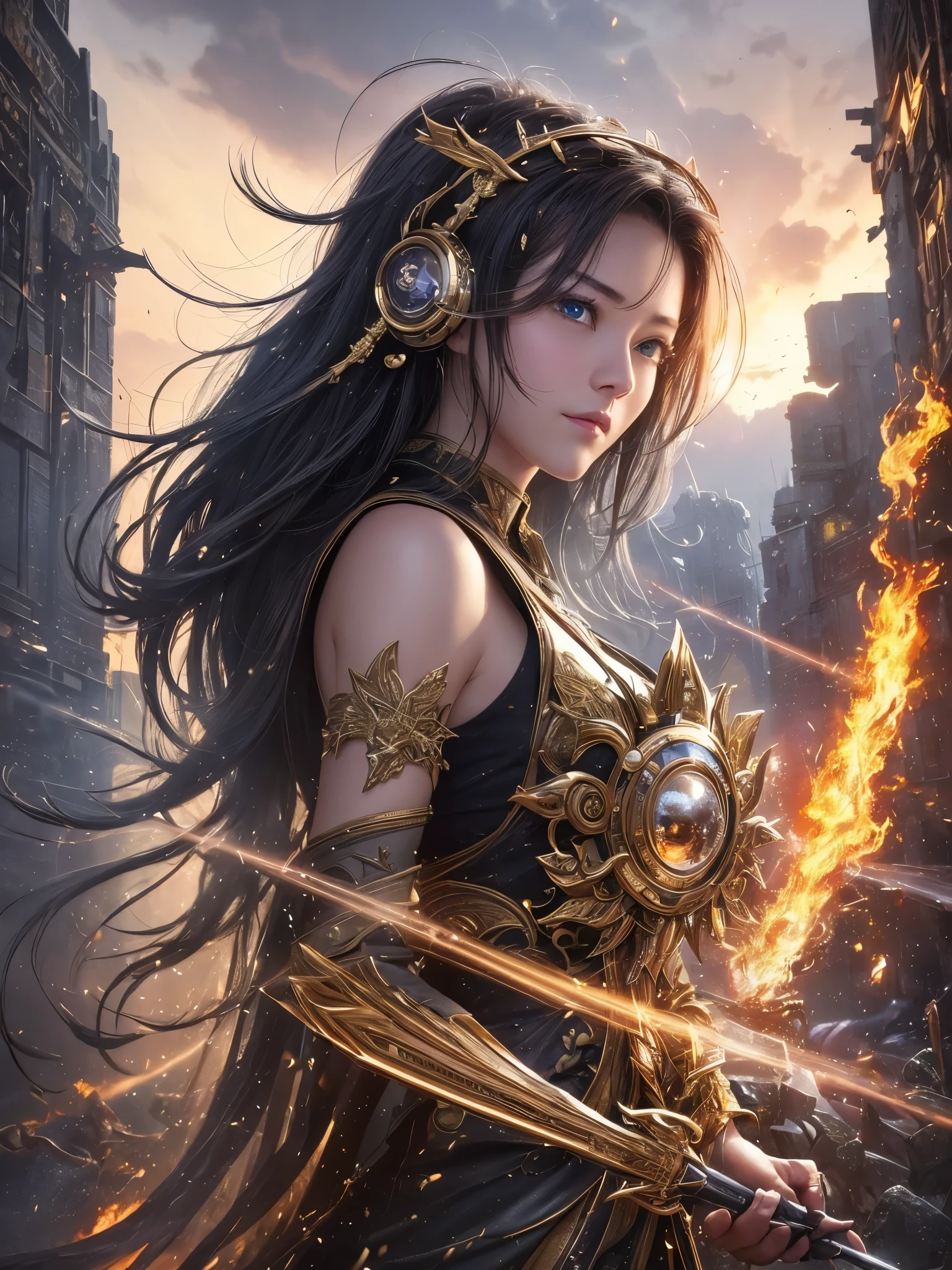 ((Highest quality)),(Ultra-high resolution),(Super detailed),(Detailed Description),((The best CG)),(masterpiece),Highly detailed art,(Art with precise detail:1.5),