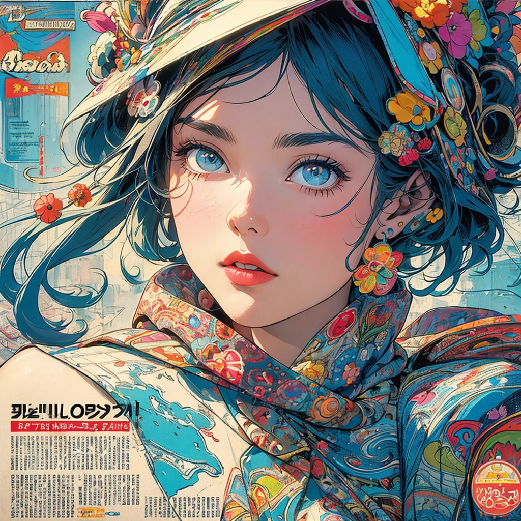 (work of art, highest quallity), 32 mil,(Highly detailed beautiful woman), posters,sf,1960s,1970s,Bauhaus, forma, abstrato, announcement,movie poster, vintage,retro,futurist,アニメ,final map,Perfect rainbow,destacados,highly-detailed eyes,