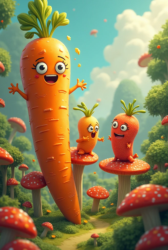 The world is a carrot and a some aisan, one German, and one Spanish person rule the world and are bacteria who are teenagers