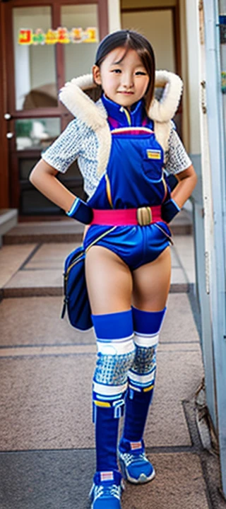 Mongolian Girl, 12, ((Wearing a Diaper))