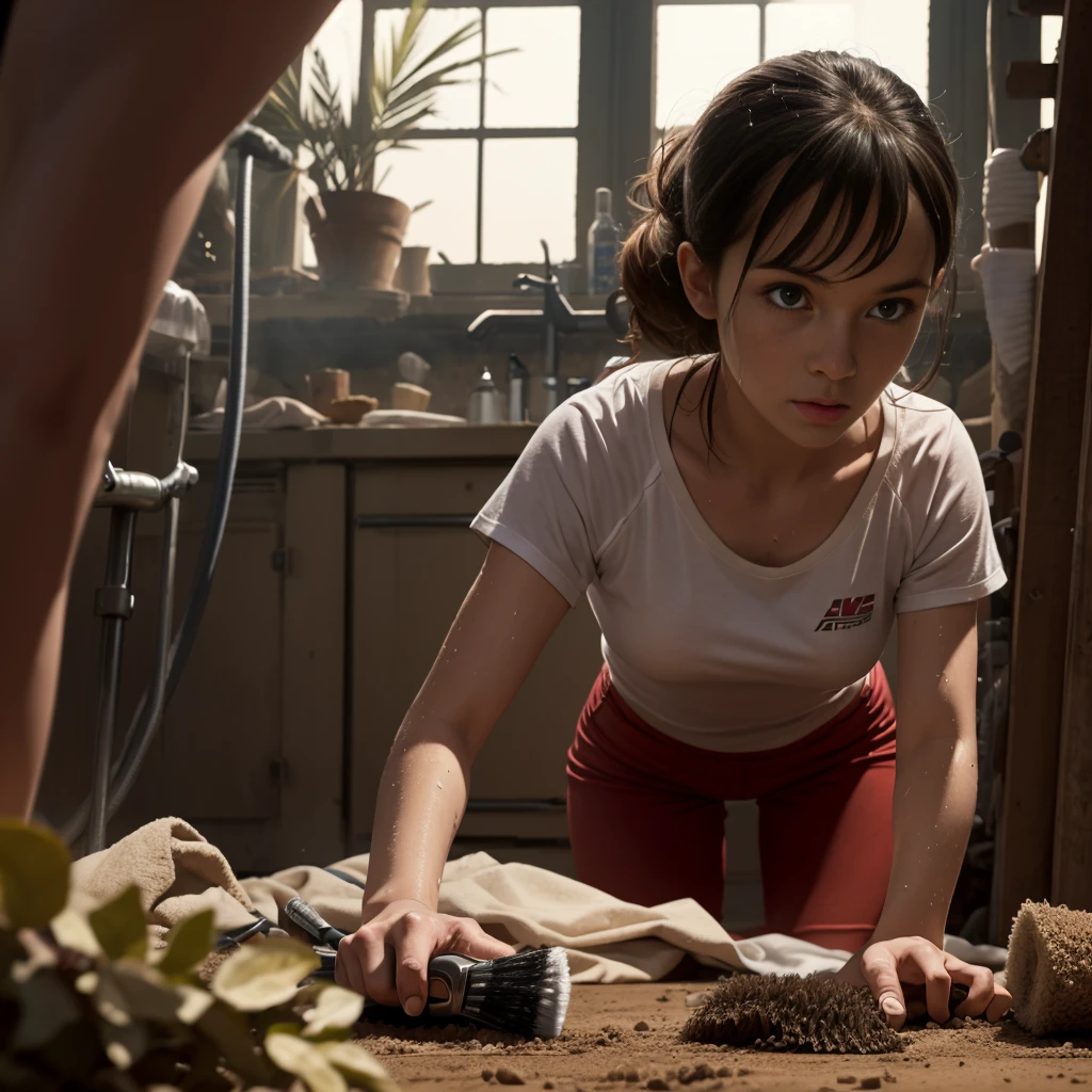 Clean up, Brush out. Sweaty Betty. In dust we trust. HD
