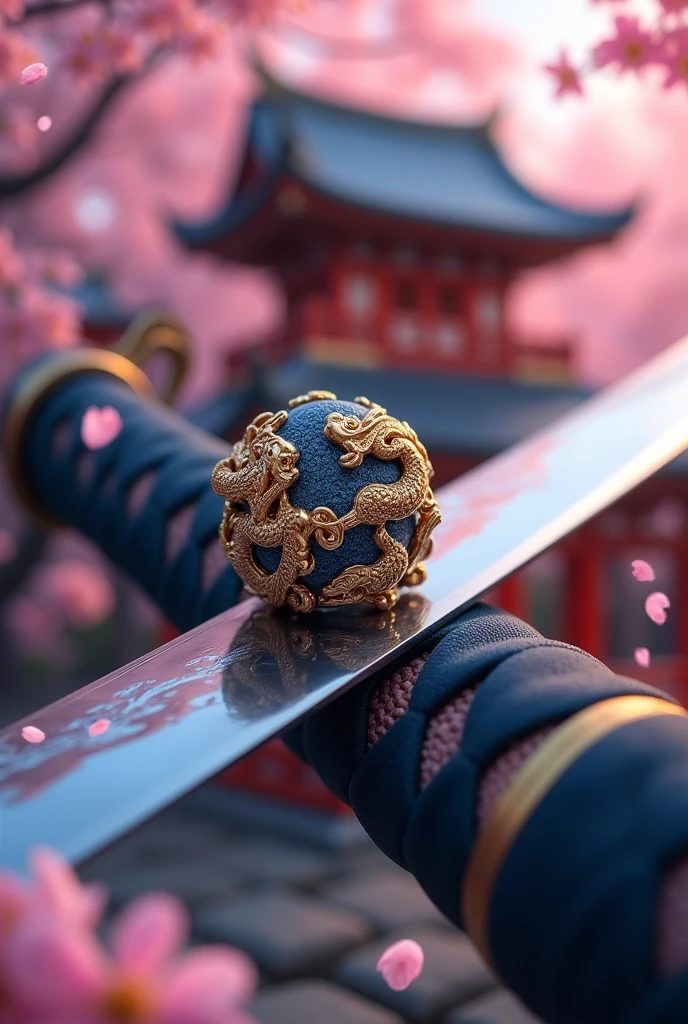 Finger ring and katana