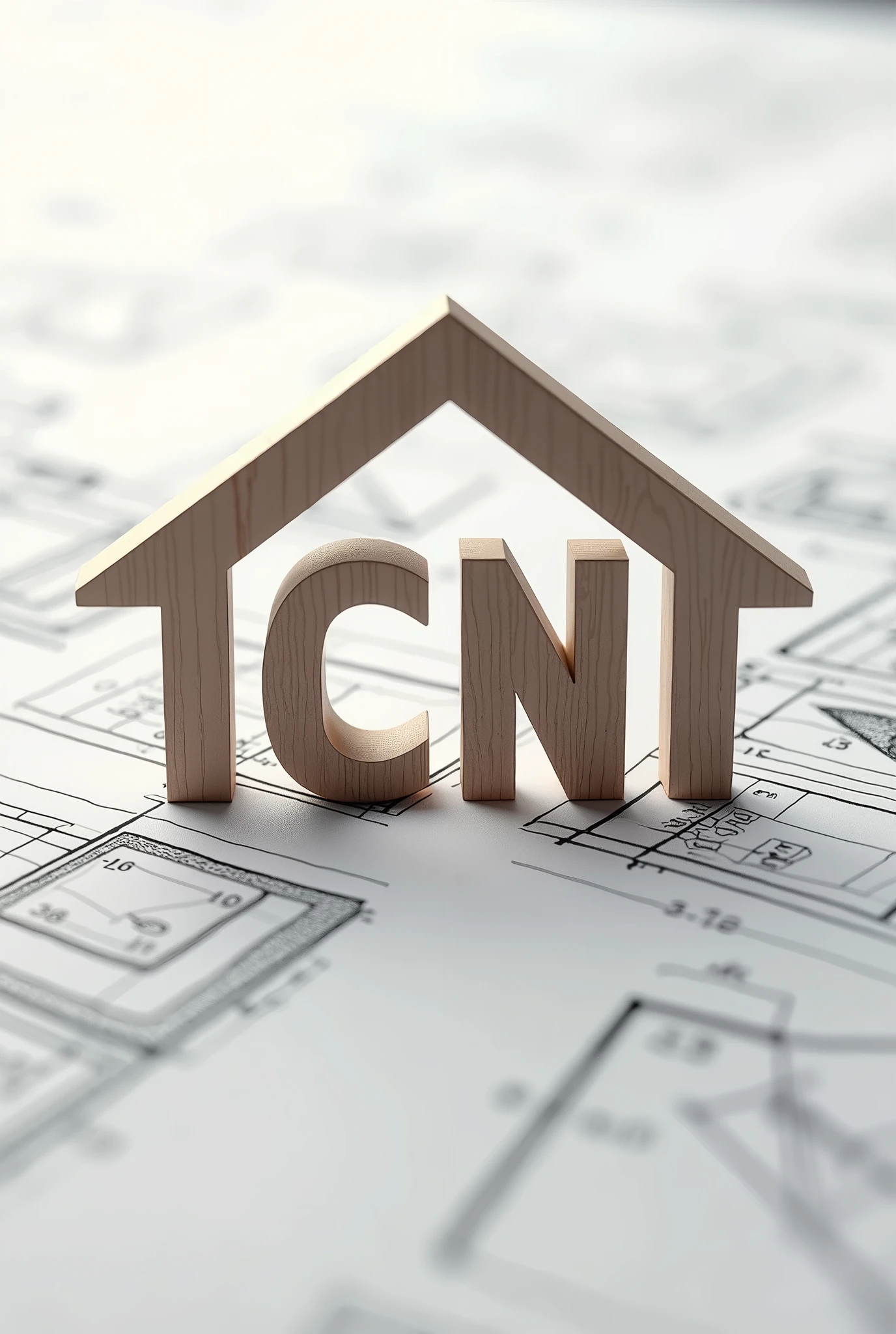 Create a logo in the shape of a house starting with the letters C N. This logo is for an architecture company 