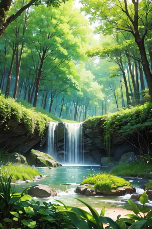 Highest quality、Lush forest