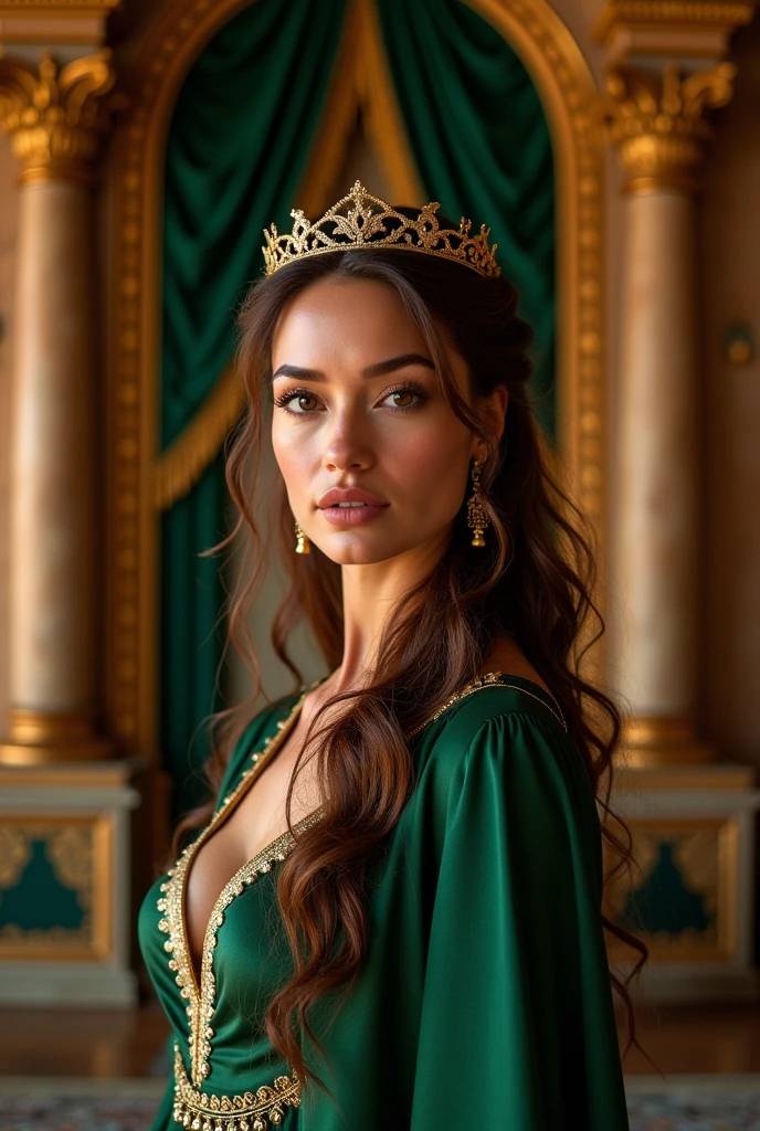 Debora queen brown eyes and brown hair