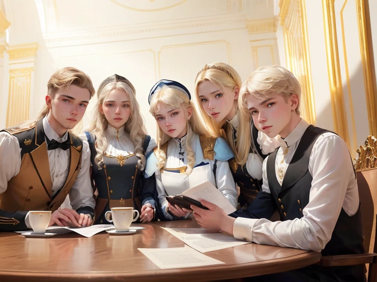 Many people stand around the table, holding papers in their hands, Group photo, 8 K)), Artem, Nicholas, from Maximilizhan Vanka, Teresa Fasolino, Anna Katarina Block, Alexander Ransiman, beautiful Foto, anna nikonova, by Serhii Vasylkivsky