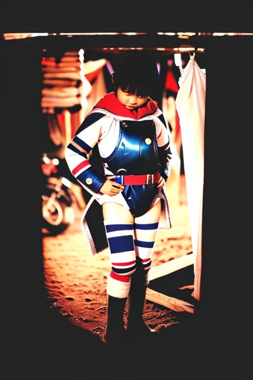 Mongolian Girl, 12, Diaper