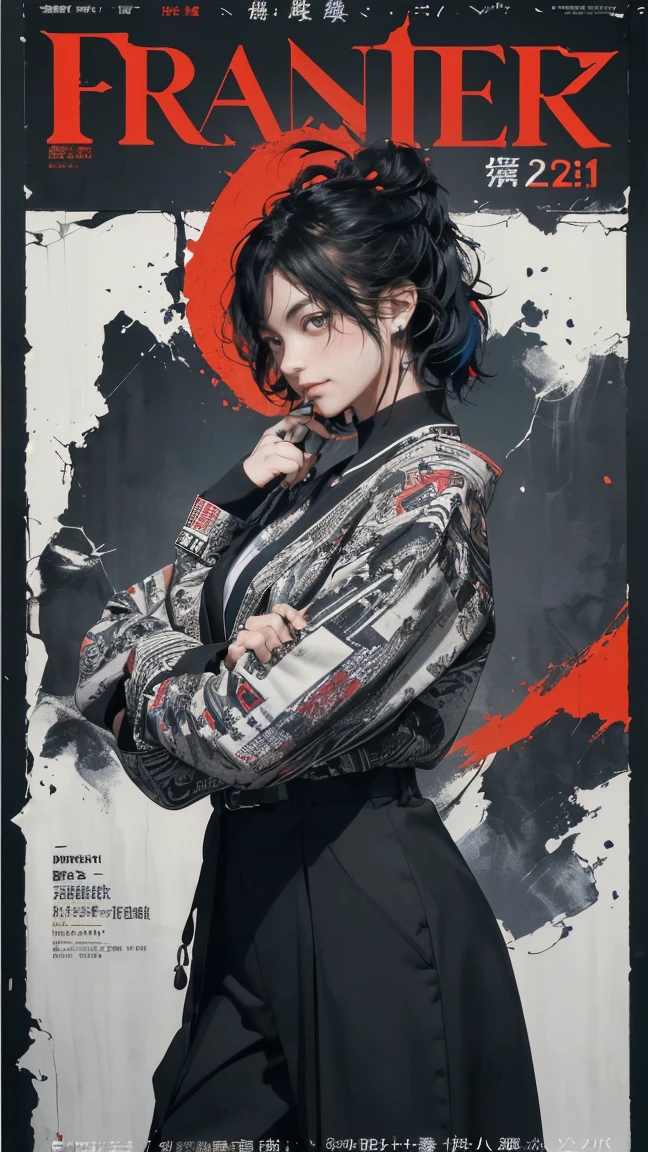 ((((dramatic))), (((rough))), (((intense))) film poster featuring a young Escape as the central character. She stands Have faithly in the center of the poster, wearing a Fashionable and edgy clothing, with a determined performance on her face. The background is dark and rough, With a sense of danger and tension. The article is big膽的 and to attract attention, with a impressive tagline that adds to the overall feeling of drama and excitement. The color palette is mainly dark with splashes of Vibrant colors, giving the poster a dynamic and visually touching appearance,Tai Chi
(magazine:1.3), (cover-style:1.3), fashionable, Escape, Vibrant, clothing, Pause, front, Rich and colorful, dynamic, background, element, Have faith, performance, keep, statement, accessories, Majestic, Curled up, surrounding, touch, scene, article, cover, big膽的, to attract attention, title, Fashionable, font, impressive, title, big, touching, Modern, tendency, concentrate, fashion,