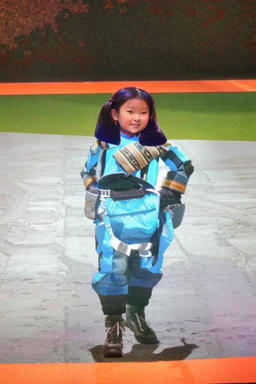 Mongolian Girl, 12, Diaper