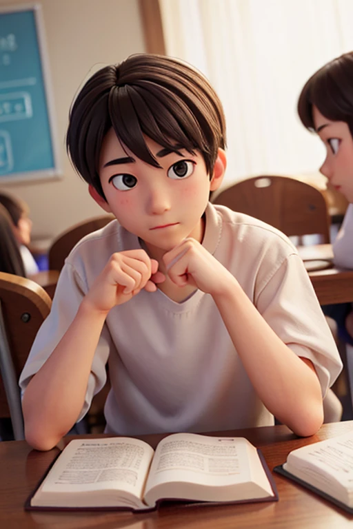 １８age、male、high school student、During class、male子生徒、